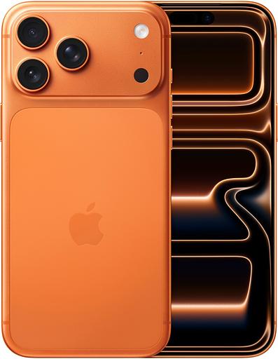 Смартфон Apple A3526 iPhone 17 Pro Max 512Gb оранжевый моноблок 3G 4G 1Sim 6.9" 1320x2868 iOS 26 48Mpix 802.11 a/b/g/n/ac/ax/be NFC GPS Protect фото 1