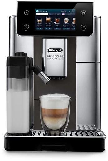 Кофемашина Delonghi ECAM630.55.SM 1450Вт черный/серебристый фото 2