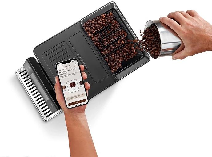 Кофемашина Delonghi ECAM630.55.SM 1450Вт черный/серебристый фото 4