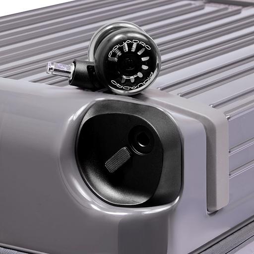 Чемодан Piquadro POP BV4427POP/GR 46x69x27см 67л. 4.43кг. поликарбонат/алюм. серый глянц. фото 8