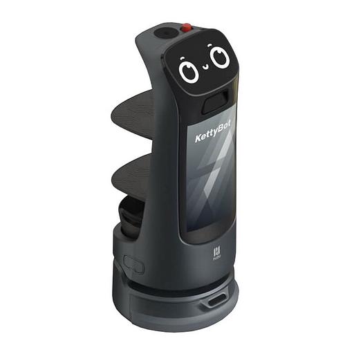 Сервисный робот-доставщик PuduRobotics модели KettyBot Pro (цвет: черный) в компл. с зарядной станц. фото 1