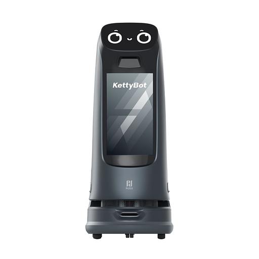 Сервисный робот-доставщик PuduRobotics модели KettyBot Pro (цвет: черный) в компл. с зарядной станц. фото 2