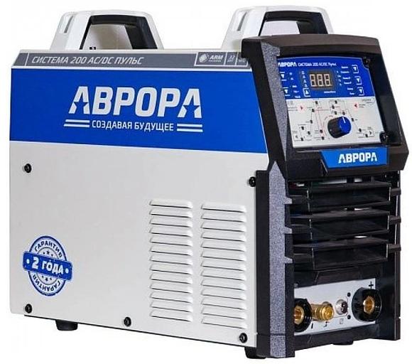 Сварочный аппарат Аврора Система 200 AC/DC ПУЛЬС инвертор ММА 5.2кВт фото 1