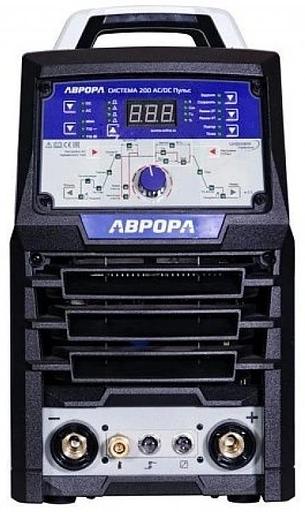 Сварочный аппарат Аврора Система 200 AC/DC ПУЛЬС инвертор ММА 5.2кВт фото 2