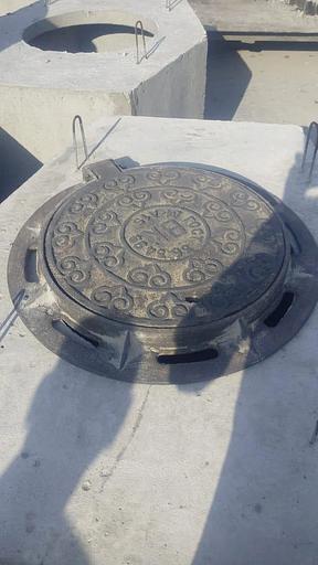 Люк чугунный легкого типа, тип Л (1,5т) 52кг опт фото 6