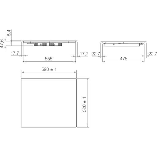 Индукционная варочная панель ELICA ELICA Ratio Connex 603 Plus/PRF0199854 фото 2