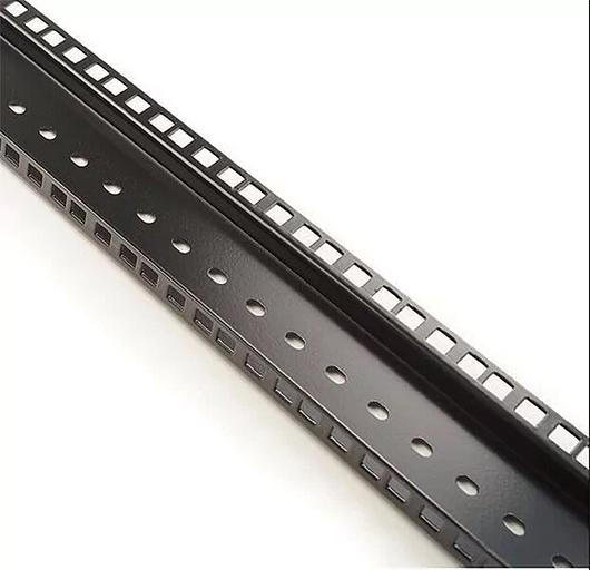 Рэковая направляющая двойная усиленная 2м. 45U. 61555BLK фото 1