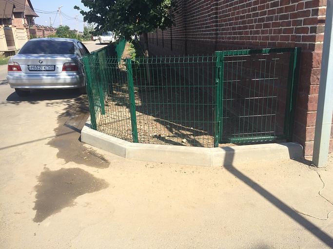 Забор 3Д 1030×2500 мм d 4 мм опт фото 4