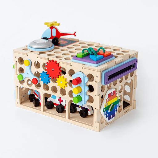 Бизидом-конструктор Парковка с машинами фото 5