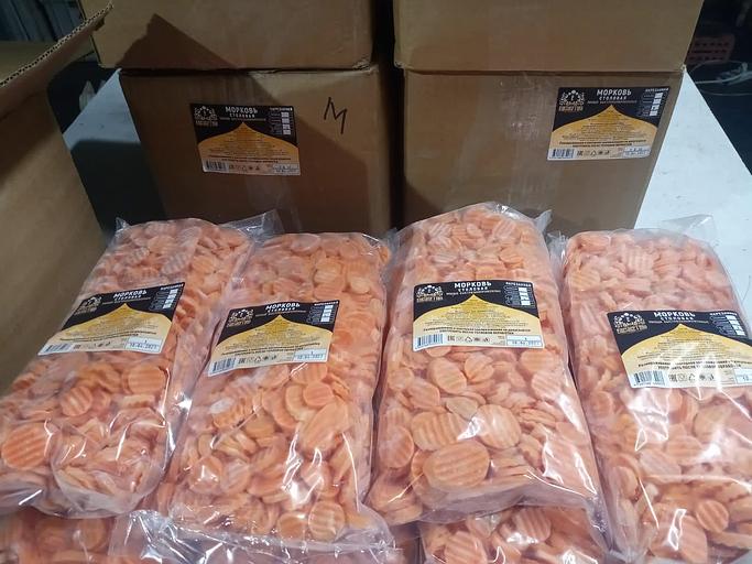 Замороженная морковь шайба опт фото 1