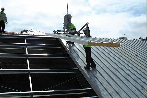 Сэндвич-панель кровельная с наполнителем — PIR 1000 мм ОПТ фото 4