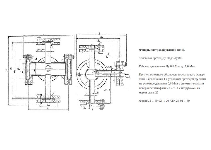 Фонарь смотровой трубопроводный фото 3