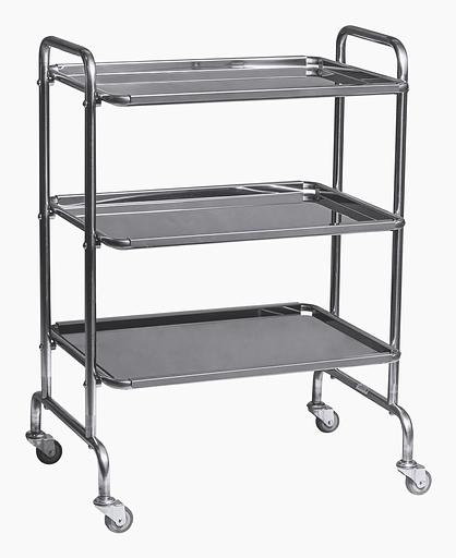 Столик медицинский инструментальный СМИ-1 из нержавеющей стали фото 1