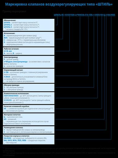 Клапаны воздушные специальные «ШТИЛЬ» фото 2