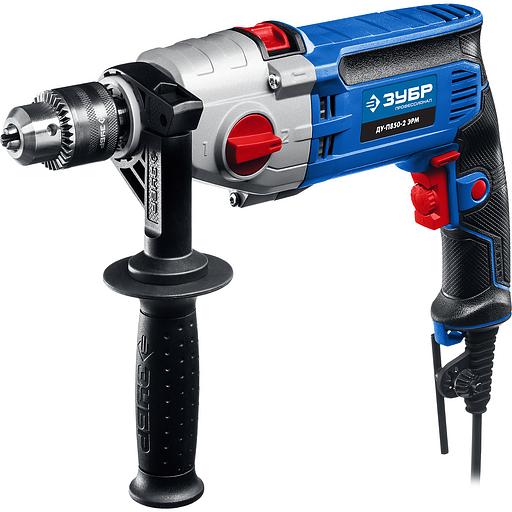 Дрель ударная двухскоростная Зубр серия «Профессионал» ДУ-П850-2 ЭРМ ОПТ фото 1