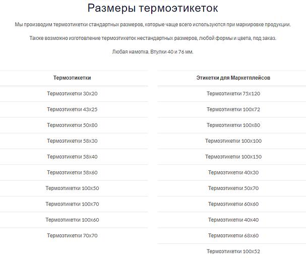 Термотрансферные этикетки опт фото 2