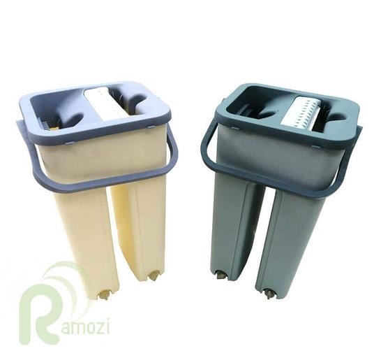 Комплект ведро 6 л с системой отжима и швабра с дополнительной насадкой RA-1131-B бежевый фото 4