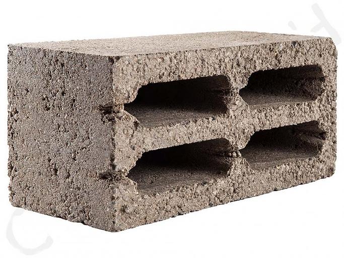 Блок керамзитобетонный с 4 продольными пустотами КСР-ПР-ПС-39-35-F50-900 фото 1