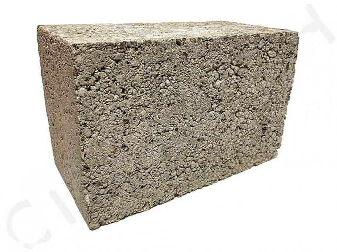 Блок керамзитобетонный полнотелый КСР-ПР-39-75-F50-1200 фото 1