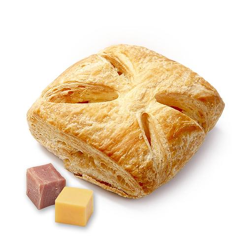 Слойка дрожжевая с ветчиной и сыром ОПТ фото 1