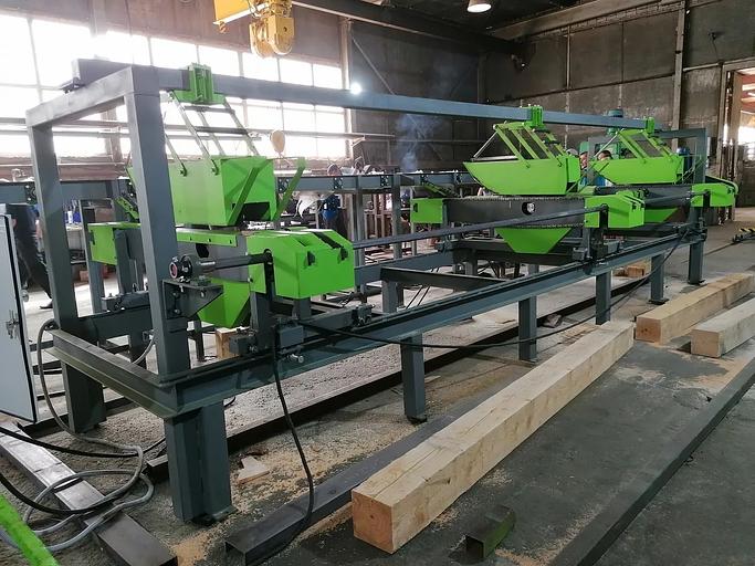 Станок мультиторцовка для бруса и лафета Диаком фото 1