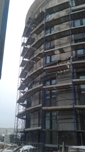 Услуга по монтажу вентилируемого фасада керамогранит в г. Санкт-Петербург и Ленинградской области фото 1