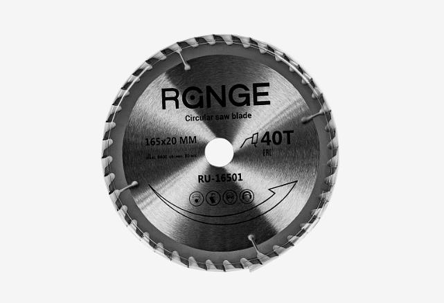 Диск пильный по дереву Range RU-16501 опт фото 1