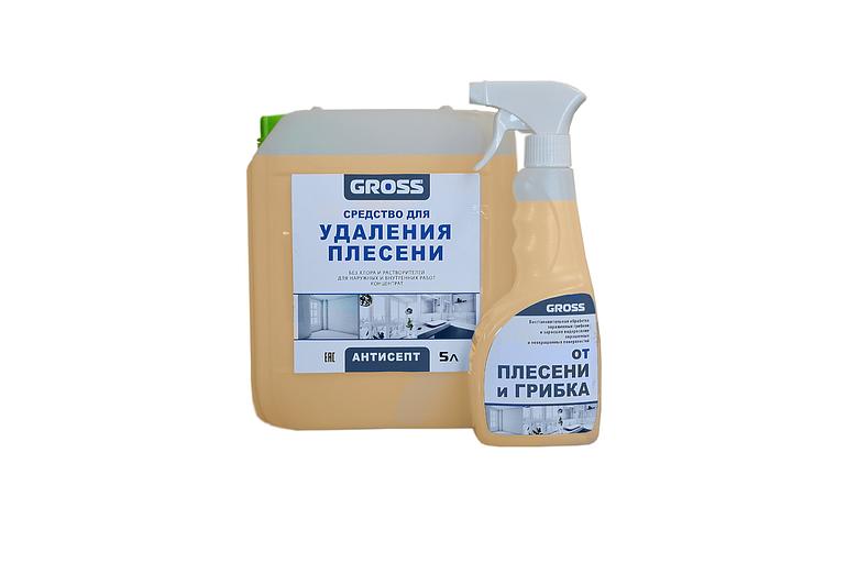 Пропитка-концентрат «GROSS-АНТИСЕПТ» для удаления плесени, опт фото 1