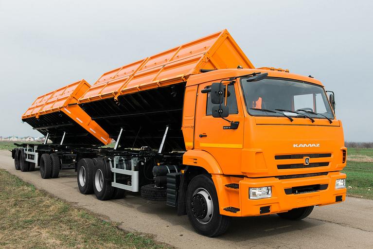 КАМАЗ зерновоз самосвальный фото 1