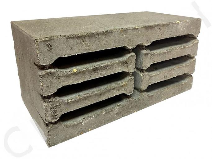 Блок пескоцементный 7-щелевой КСР-ПР-ПС-39-100-F100-1550 фото 1