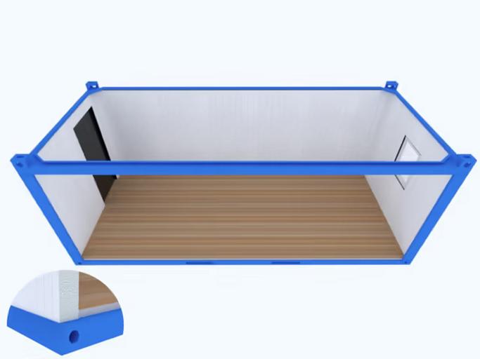 Блок контейнер из сэндвич панелей 6х2,4х2,6 м фото 2