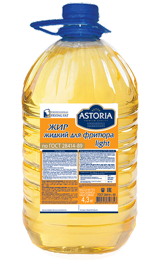 Жир жидкий для фритюра Light Pro бут 5 л TM «Астория» ОПТ фото 1