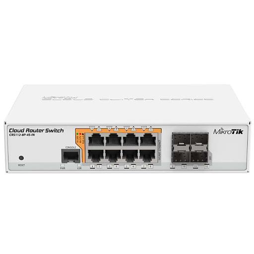 Коммутатор MIKROTIK CRS112-8P-4S-IN Cloud Router Switch 112-8P-4S-IN фото 1
