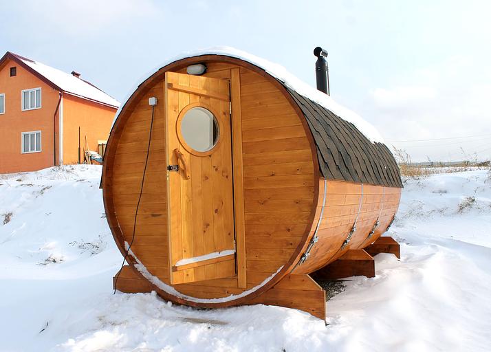3-метровая баня-бочка, 1 отделение - Комплектация «Стандарт» фото 1
