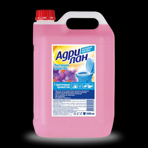Средство для чистки сантехники с цветочным ароматом «АДРИЛАН» 5 л опт фото 1