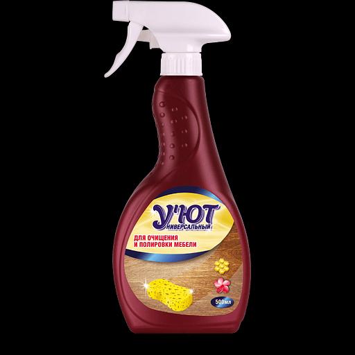 Спрей «УЮТ» для очищения и полировки мебели 500 мл опт фото 1