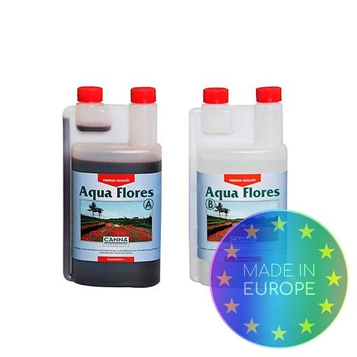 Удобрение Canna Aqua Flores A+B 1л фото 1