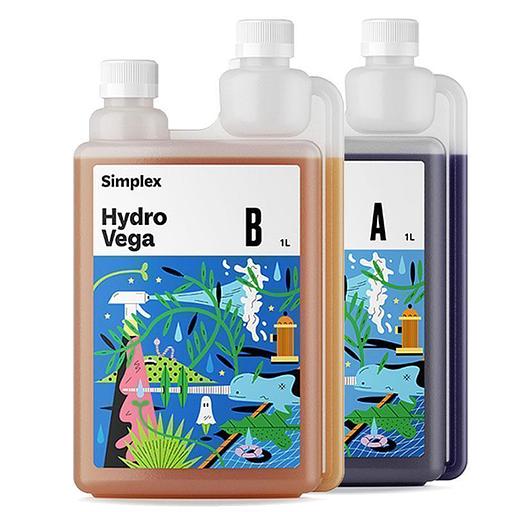 Удобрение Simplex Hydro Vega A+B 1л фото 1