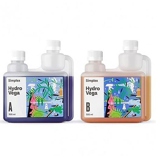 Удобрение Simplex Hydro Vega A+B 0,5л фото 1