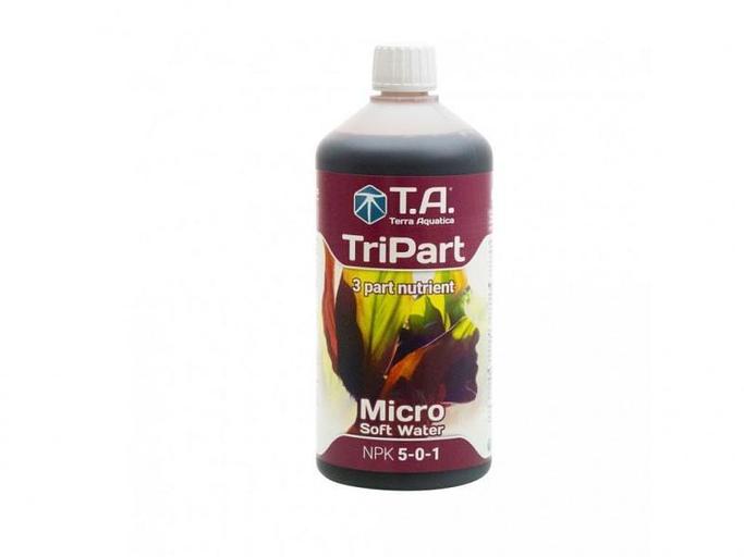 Удобрение Terra Aquatica - TriPart (GHE Flora Series) Micro SW 1л IMP фото 1