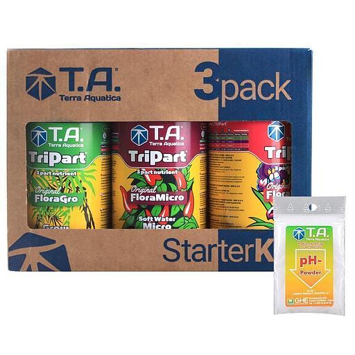 Комплект удобрений T.A. (GHE) TriPart Set SW 0.5л IMP фото 1