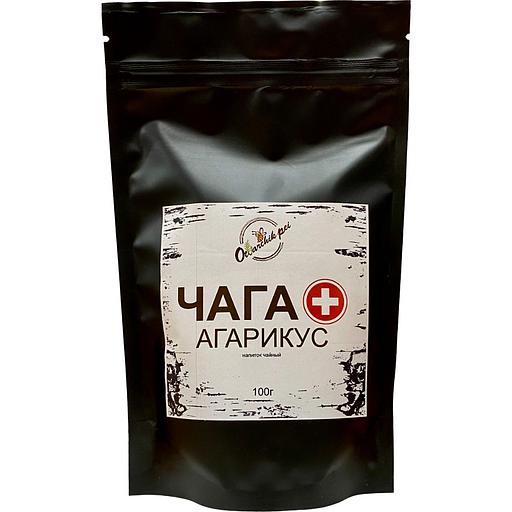 Чай Otvarchik pei «Чага+Агарикус» 100 г ОПТ фото 1