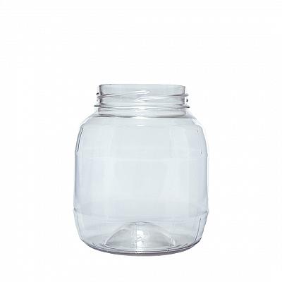 ПЭТ-Банка прозрачная 0,512 л Мед 58 мм, Опт фото 1