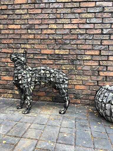 Скульптура из проволоки «КОТ» фото 3