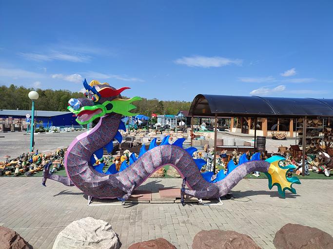 Световая скульптура «Дракон китайский» фото 3