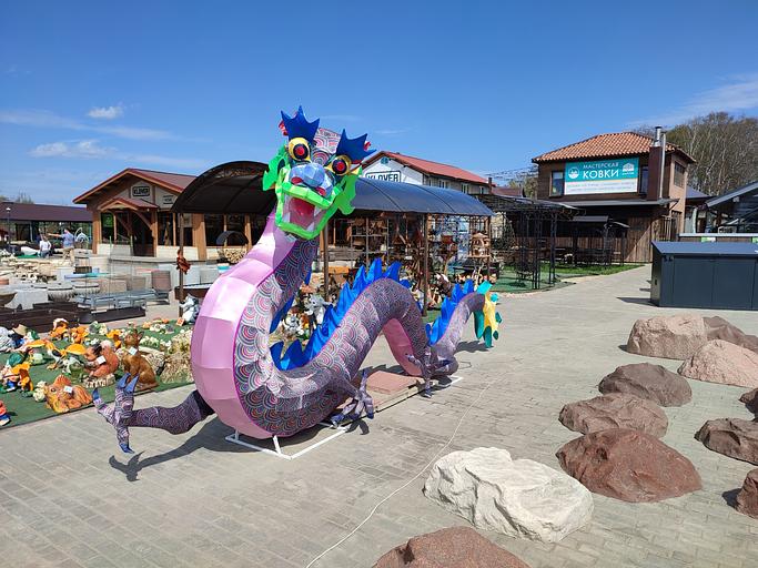 Световая скульптура «Дракон китайский» фото 4