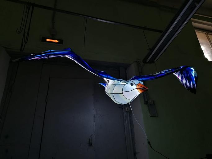 Световая скульптура «Чайка» фото 2