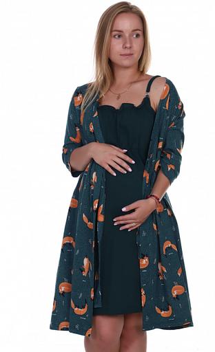 Комплект для беременных и кормящих, кулирка, изумруд, Опт фото 1