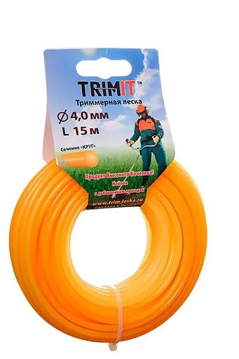 Триммерная леска 4,0 мм круг длина 15 м комплект 2 шт Опт фото 1