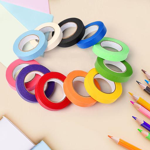 Малярная клейкая лента цветная 48 мм 40 м, опт фото 1